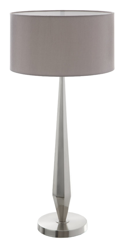 Brushed Nickel Finish Table Lamp
